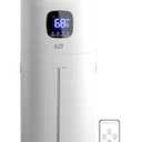 KZF 15L Humidifiers for Bedroom Large Room - 2000 Sq.ft Coverage, 72Hrs Runtime, Top Fill, 26dB Quiet, 3 Mist Levels & Diffuser, Auto Shut-Off, Ready for Baby Nursery and Plants