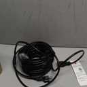 Extension Cord 50 Ft-2 Prong Outdoor Extension Cord,16AWG 13A 1625W Waterproof Extension Cable for Garden, Lawn, Outdoor Power Tools（Black）