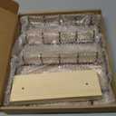 Earring Display Stands for Selling 3 Tier 15 Hooks Jewelry Display Wooden Base Earring Holder Organizer Display Stand for Necklaces Rings Bracelets Keychains (Black)