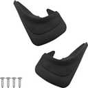 Mud Flaps Splash Guard, Front and Rear Tire Protector No Drilling Large Mud Guards Fenders Universal for Cars Trucks SUVs All Weather Wheel Mudgflaps Automotive Exterior Accessories (Set of 2) (Black)