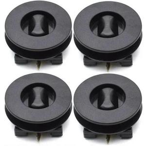 4 Set Mat Carpet Clips Fixing Grips Clamps Floor Holders Sleeves, Interior Floor Mat Non-Slip Fasteners Accessories, Foot Pad Buckle Set, Universal for Cars Portable Fixing Device