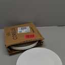 Corelle Vitrelle 8Piece Dinner Plates Set Triple Layer Glass and Chip Resistant, Lightweight Round Plates, Winter Frost White