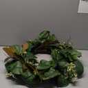 HD Designs 24 inch color printed wreath with magnolia leaves and berry grapevine
