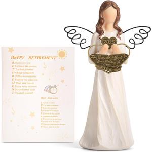 2 x Retirement Gift for Woman 2025 - Happy Retirement Gifts for Teacher Coworker Nurses Boss Mom Grandma Sister Retirees Women Retirement Party Decorations