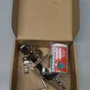 Christmas Stocking Holders for Mantle, Reusable No-Damage Hooks with Fireplace Grip Stand, Xmas Decoration Set for Hanging Stockings on Shelves, Mantel Clips for Holiday Party Home Decor Silver