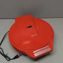 Betty Crocker Pizza Maker Plus, 12" Indoor Electric Grill, Nonstick Griddle Pan for Pizzas, Quesadillas, Tortillas, Nachos and more, 12" Electric Griddle for Delicious Meals and Snacks, Red