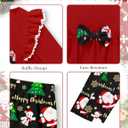 ZAANTI Baby Toddler Girl Clothes Long Sleeve Ruffle Bow Top Girls' Clothing Sets&Floral Print Pants Fall Winter Outfit 12M-4T (18-24 Months, Red and Black)