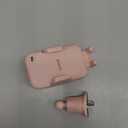 Lamicall 2025 Wider Clamp & Metal Hook Car Phone Holder Vent [Thick Cases Friendly] Phone Holders for Your Car Mount Automobile Hands Free Cradle Air Vent for iPhone 17 16 15 14 13 Pro Max Pink (NEW Upgraded - Pink)