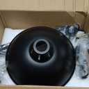 Arc Floor Lamp for Living Room, Marble Base Standing Lamp - Black Gold Floor Lamps with 360 Rotatable Arm, Industrial Tall Lamp Metal Material, Reading Lamp for Bedroom Couch Sofa Desk