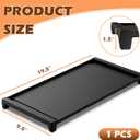 WB31X24738 Griddle Replacement for GE Gas Stove Griddle Plates Parts WB31X24998, Stove Top Cast Iron Griddle Pan for GE Gas Range Center JGB700SEJ4SS JGSS66SEL3SS JGBS66REKSS Stove Parts