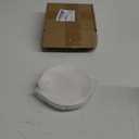 Porcelain Appetizer Plates Set of 3, 5 Inch White Dessert Salad Plates, Small Dinner Plates for Sides Snack Sauce, Kitchen Ceramic Serving Dishes