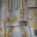 2pcs 6ft Large Modern Metal Christmas Nutcracker Outdoor Decoration White Gold Xmas Nutcracker Yard Signs Christmas Tall Metal Soldier Stakes Ornament for Holiday Garden Lawn Porch Pathway