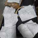 6PCS Christmas Punch Needle Kit, Punch Needle Embroidery Kit Coaster Kit for Beginners Adults Kids, with Instruction & Video Tutorial, Yarns, Hoop, Coaster Holder, Christmas Craft Art Gift