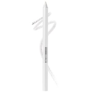 Maybelline TattooStudio Long-Lasting Sharpenable Eyeliner Pencil, Glide on Smooth Gel Pigments with 36 Hour Wear, Waterproof, Polished White, 1 Count (0.04 Ounce (Pack of 1))