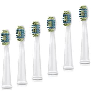 Voom Sonic  Pro 3/Pro 5 Replacement Heads | Pack of 6 Replacement Brushes | Advanced Bristle Technology| Soft DuPont Nylon Bristles | Oral Care