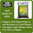 Seed Starter Natural Potting Soil Mix for Germination and Growth (Made in USA) (4 Dry Quarts)