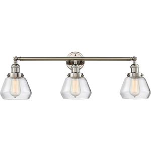 Innovations 205-PN-S-G172-LED 3 Light Vintage Dimmable LED Adjustable Bathroom Fixture, Polished Nickel