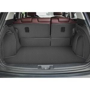 Cargo Mat & Backrest Mat for 2017-2025 Jeep Compass - Custom Fit PU Leather Cargo Liner and Rear Backrest Protector- All Weather Trunk Mats for 2025 Compass