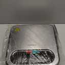 OVENTE Electric Sandwich Maker with Non-Stick Plates, Indicator Lights, Cool Touch Handle, Easy to Clean and Store, Perfect for Cooking Breakfast, Grilled Cheese, Tuna Melts and Snacks, Black GPS401B