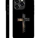 SmaMZ for iPhone 16 Pro Case, T2 Cross God Shockproof Rugged Cover Dual Layer Soft TPU Hard PC Bumper Case Design for iPhone 16 Pro