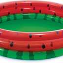 Intex 66-Inch Round Inflatable Outdoor Kids Swimming and Wading Watermelon Pool for Ages 2 and Up