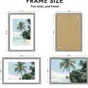 16x24 Picture Frame, Rustic Grey Wood Style, Wall Mounting