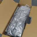 Tefici Electric Heated Blanket Throw, Super Cozy Soft 2-Layer Flannel 50" x 60" Heated Throw with 6 Heating Levels & 4 Hours Auto Off, Machine Washable, ETL&FCC Certified, Home Office Use,Grey