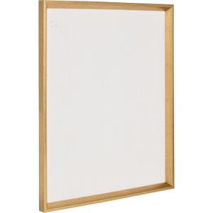 Kate and Laurel Calter Framed Linen Fabric Pinboard, 21.5x27.5, Gold (27.5" x 21.5", Gold)