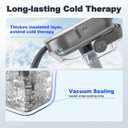Ice Machine for Knee After Surgery, Cold Therapy Machine with Rechargeable Battery, Wireless Cryotherapy System for Knee Replacement Post-Surgery Recovery