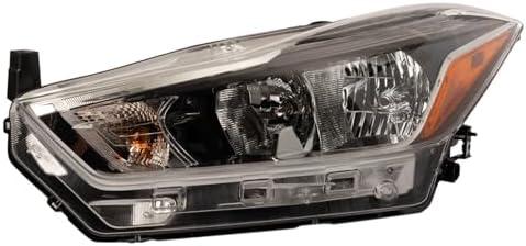 TRQ Driver Side Headlight Assembly Compatible with 2018-2020 Nissan Kicks S SV NI2502264