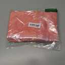 Encasa XO Table Runner 13"x104" Long | Cotton Canvas Fabric | Coral Solid Color | Machine Washable & Durable