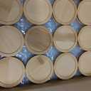 24 Pcs Ceramic Succulent Pots 2.5 Inch Small Plant Pots Indoor with Drainage and Bamboo Saucers Colorful Succulent Flower Planters for Garden Plants Home Decor(Round,1.2 Inch H)