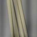 CANDWAX Ivory Taper Candles 10 inch Dripless - Set of 4 Tapered Candles Ideal as Dinner Candles - Smokeless and Unscented Taper Candles Long Burning - Hand Poured Tall Candlesticks
