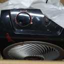 Vornado VH10 (2025) Space Heater for Indoor Use, Adjustable Thermostat, 2 Heat Settings, Advanced Safety Features, Integrated Carry Handle, Large Heater for Bedroom and Living Room, Quiet, Black