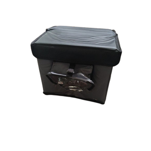 Stray Animal Shelter (Cat Heater ) Color Grey , Size S/M ( Aluminum Foil Inner Wall material ) Pearl Cotton ( Filling Layer )