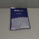 BEDELITE Satin Pillowcase for Hair and Skin, Super Soft and Cooling Similar to Silk Pillow Cases 2 Pack with Envelope Closure, Gift for Women Men(20"x26" Standard Size, Black)