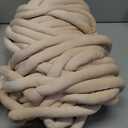 Casaphoria Chunky Yarn for Hand & Arm Knitting, Super Soft Giant Yarn for DIY Blanket & Pillow (Beige, 2Lbs)