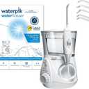 Waterpik Aquarius Water Flosser For Teeth Cleaning, Gums, Braces, Dental Care, Electric Power With 10 Settings, 7 Tips For Multiple Users And Needs, ADA Accepted, White WP-660