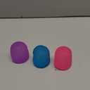 3 Pcs 1.57" Adults Squeeze Gumdrop Shape Fidget Stress Ball Bulk, Soft Slow Rise Sugar Ball, Changes Color in The Sun Sensory Anxiety Relief Gift for Office Home Easter Basket Stuffer