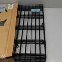 MidWest Homes for Pets Folding Metal Puppy/Dog Exercise Pen, Indoor/Outdoor Playpen with No Door, Provides 16 Sq Feet of Play Space, 24-Inches Tall, Black E-Coated