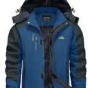 Men's Winter Coats Water Resistant Ski Snow Jacket Warm Fleece Parka Hoodie Coat, Small