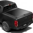 5FT Retractable Truck Bed Cover Hard Tonneau Cover for Toyota Tacoma 2024-2026 (60'') with Password Lock Aluminum Black Matte Waterproof