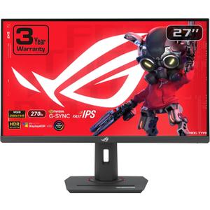 ASUS ROG Strix 27 1440P USB-C HDR Gaming Monitor (XG27ACMG) - QHD (2560x1440), 270Hz, 1ms, Fast IPS, Extreme Low Motion Blur Sync, G-SYNC Compatible, DisplayWidget, Tripod Socket