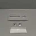 NiHome Acrylic Sponge Holder for Kitchen Sink, Compatible with Scrub Daddy Holder, Sink Caddy Kitchen Organizer with Suction Cups & Adhesive Mounting for Sponge, Soap, Dish Brush, Scrubber