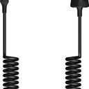 Scosche CPDC203 PowerVolt 20-Watt USB Type-C Power Delivery 3.0 Fast Car Charger with Attached 3-Foot Adjustable Coiled Cable for All USB-C Devices (Single Port)