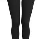 Rrosseyz Womens High Waisted Lounge Athletic Legging Pants (Black, M)