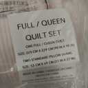 Laura Ashley - Queen Quilt Set, Soft & Reversible Cotton Floral Bedding with a Medium Weight Feel, 3 Piece Bed Set with Matching Pillowcases (Bedford Pink)