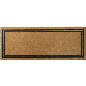 502EB18x47 Rug  with Border18x47, Natural