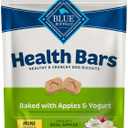 Blue Buffalo Health Bars Mini Crunchy Dog Biscuits, Oven-Baked with Natural Ingredients, Apples & Yogurt, 16-oz Bag (EXP 08/01/27)