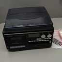 Vintage 9-in-1 Record Player Turntable with Bluetooth, AM/FM Radio, CD & Cassette Player, USB/SD Playback, Remote Control, Aux & RCA Inputs, Headphone Jack  Classic Audio System for Music Lovers (Black)